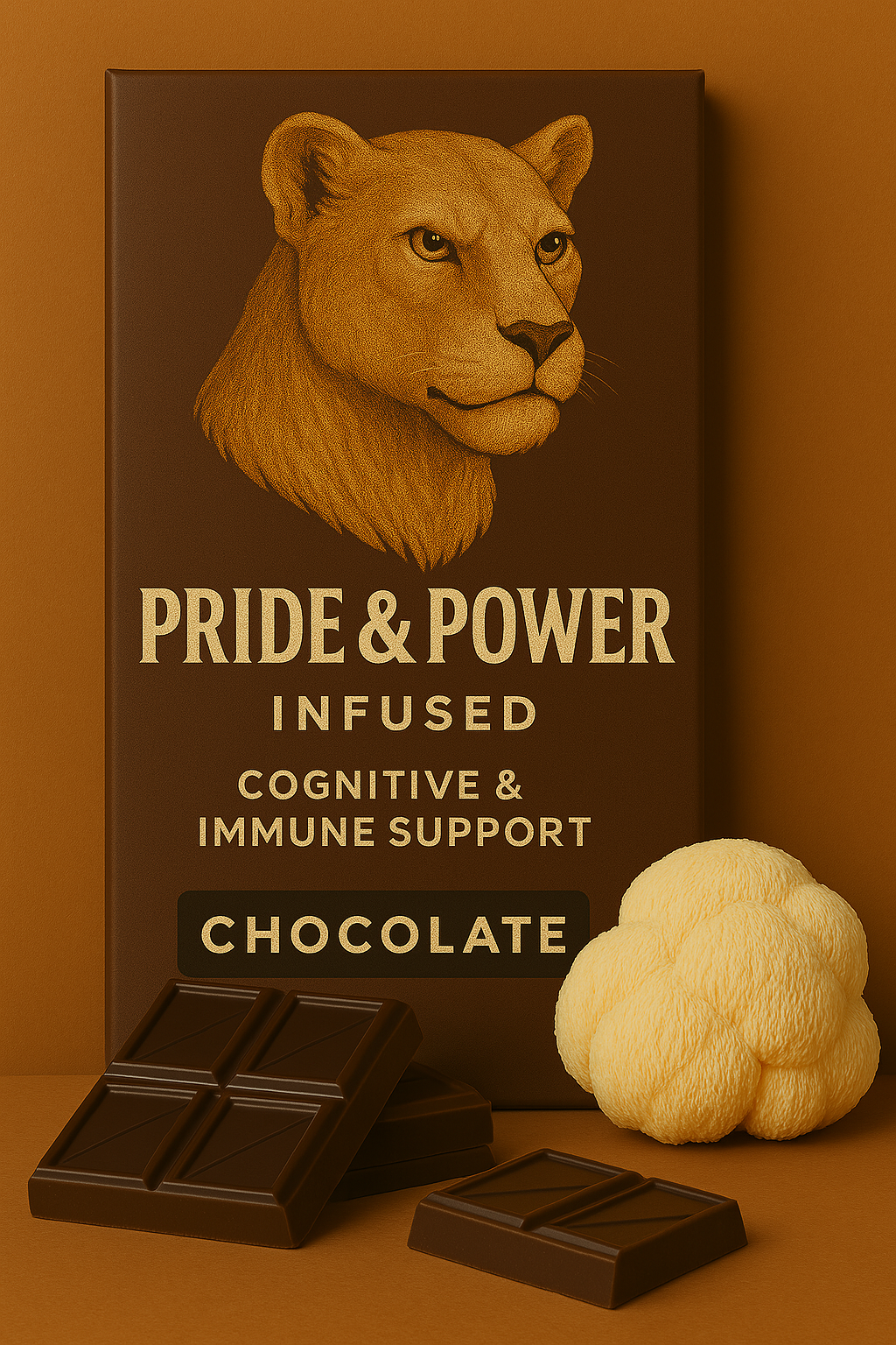 Lion's Mane infused Chocolate